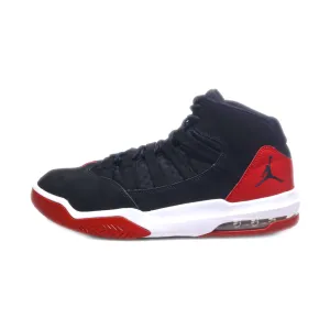 Air Jordan Max Aura High-Top Sneakers Fabric Black Colour For Men