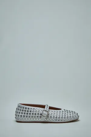 Ballet Flats with Strass