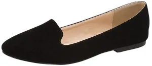 Forever Link Women's Slip On Smoking Loafer Slipper Flat