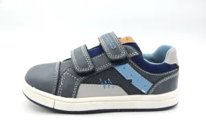 Geox  Navy Double Velcro Sneaker B1543A