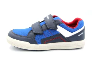 Geox  Navy/Royal Velcro Sneaker J044AB