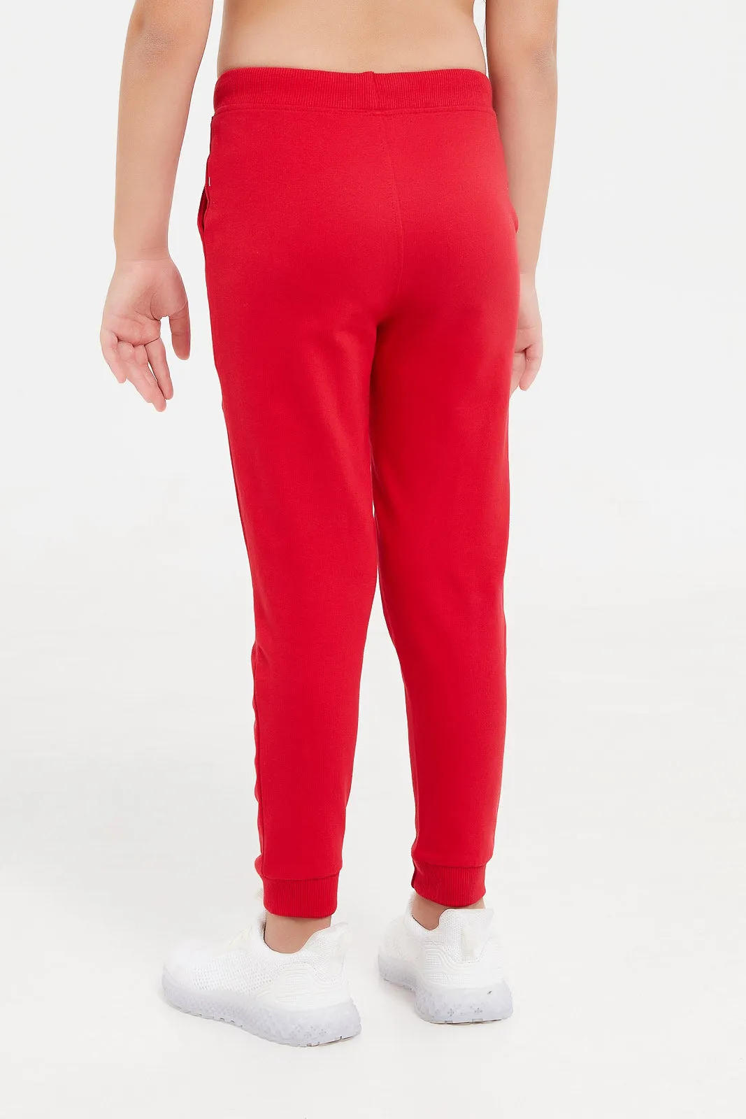 Girls Red Minnie Mouse Active Pant