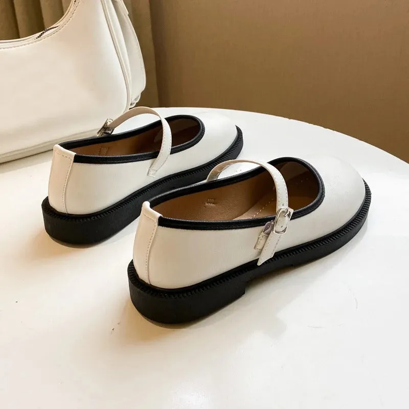 Hnzxzm New Lolita Shoes Japanese Mary Jane Shoes Women Retro Girls Students JK Uniform Platform Shoes Cosplay High Heels