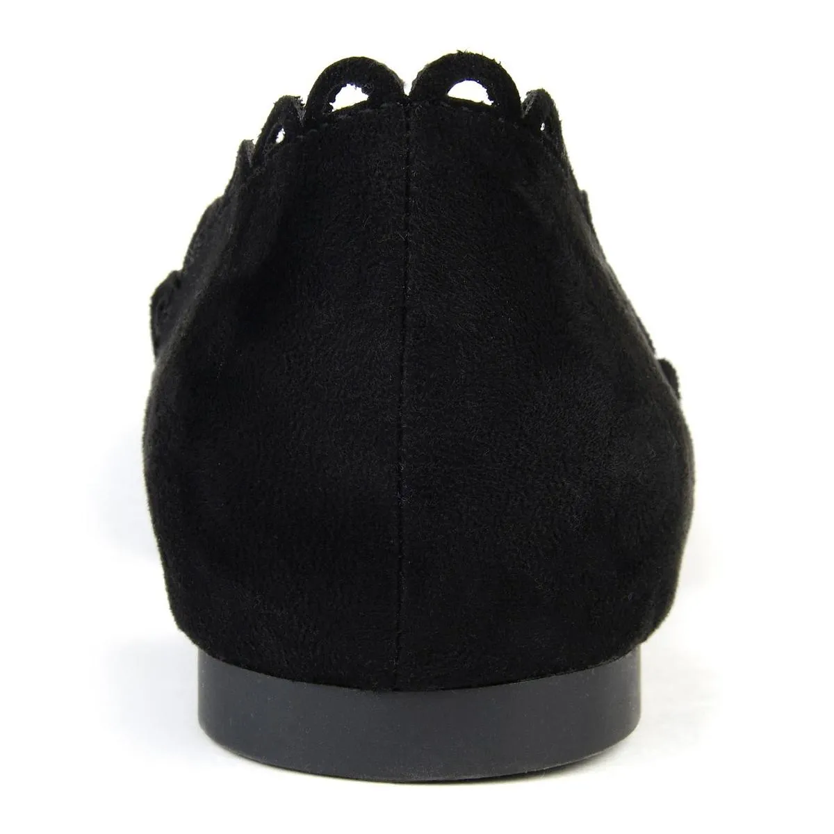 Journee Collection Womens Jezlin Scalloped Slip On Pointed Toe Flats