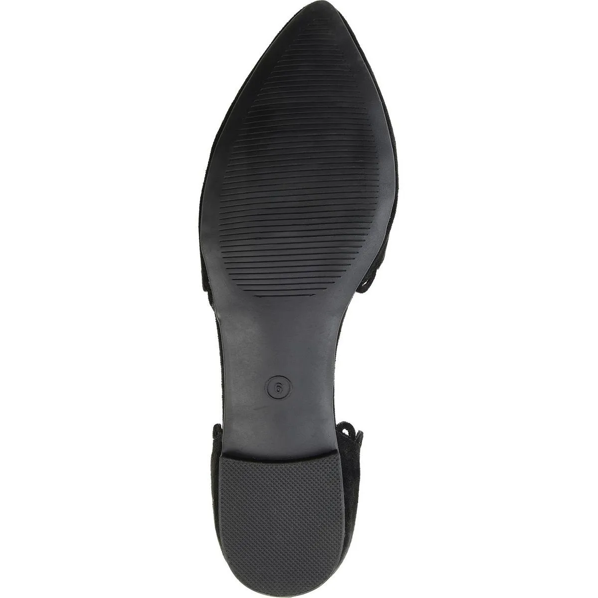 Journee Collection Womens Jezlin Scalloped Slip On Pointed Toe Flats