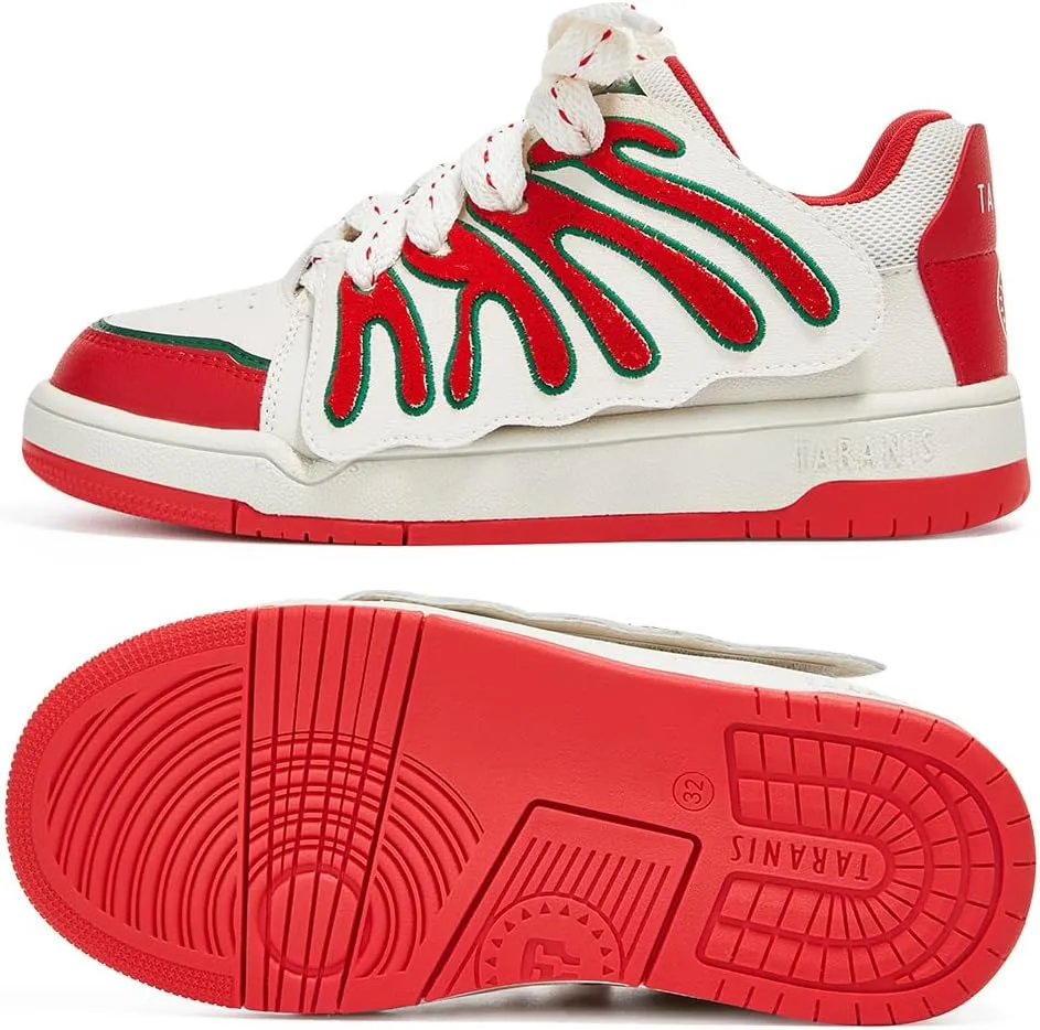 Kid Shoes Boys Girls Sneakers Lace Up Skate Shoes