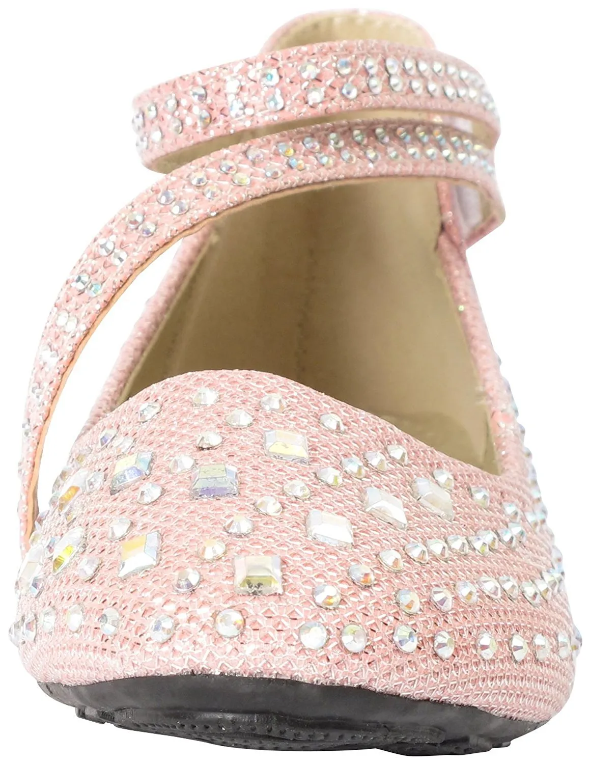 Link Girls Cute Rhinestone Ballet Ballerina Flats