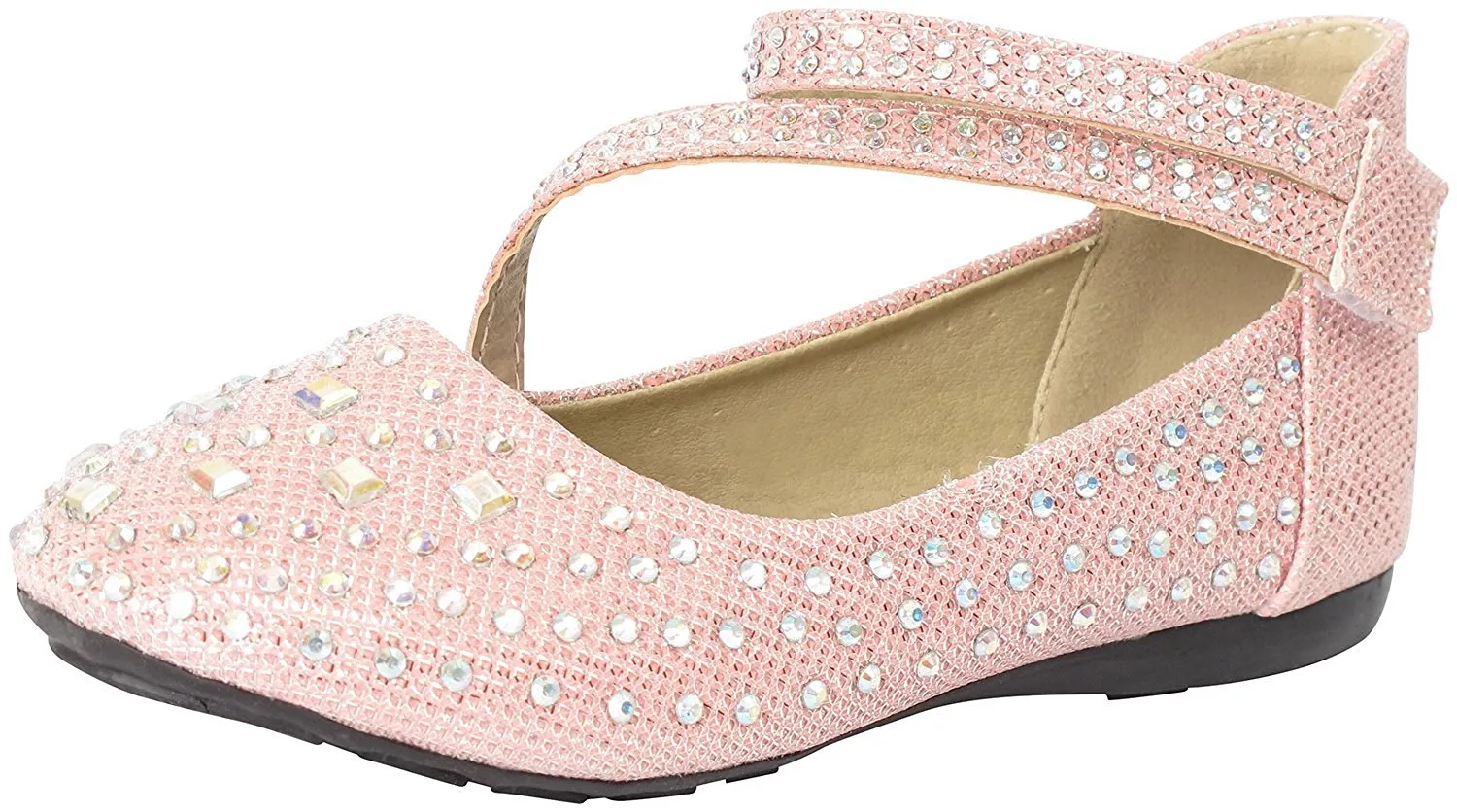 Link Girls Cute Rhinestone Ballet Ballerina Flats