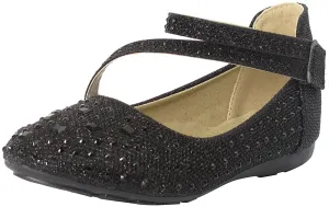Link Girls Cute Rhinestone Ballet Ballerina Flats