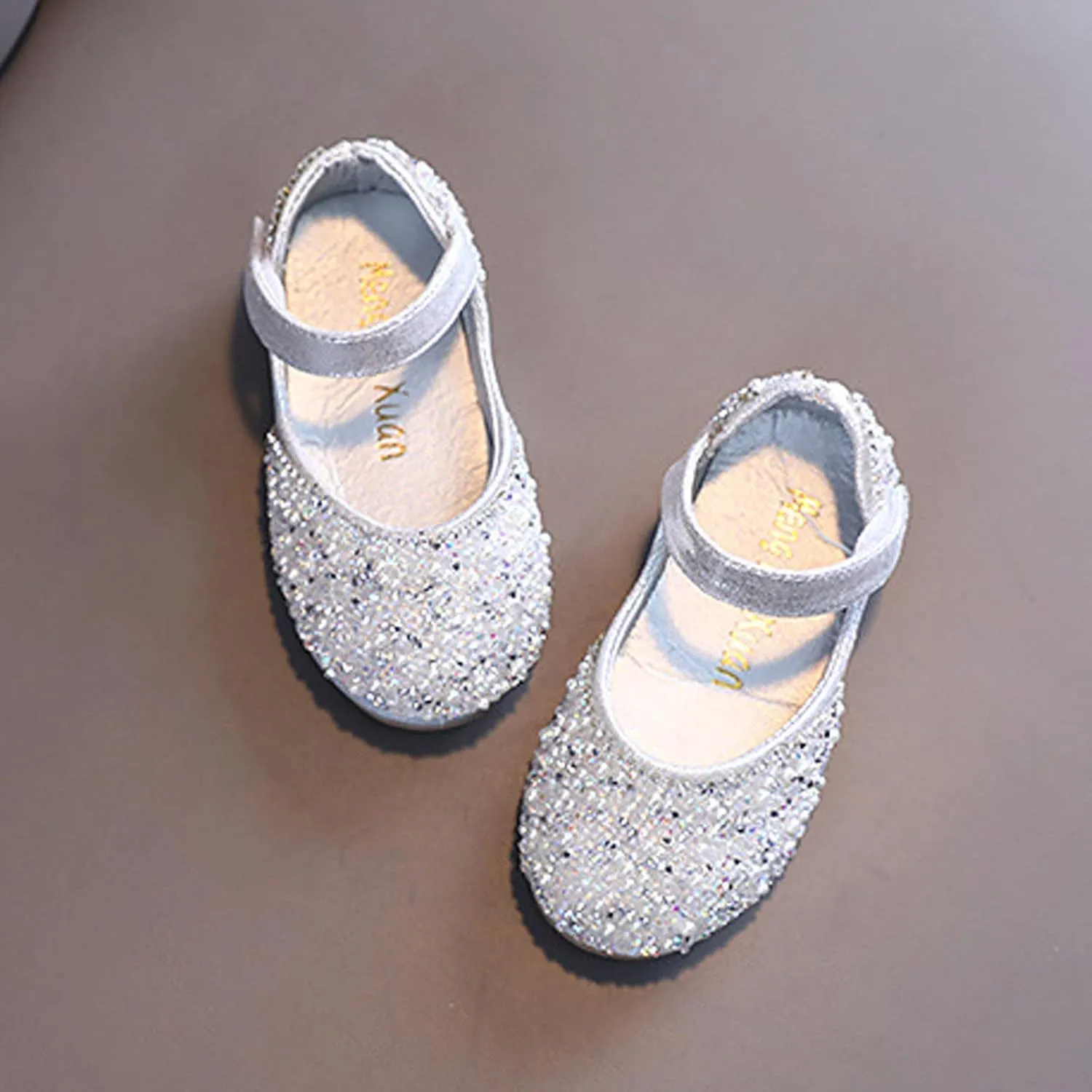 Little Girls Dress Shoes Toddler Dress Shoes Flower Girl Shoes for Weeding Toddler Ballet Flat Sweater Boot for Girls