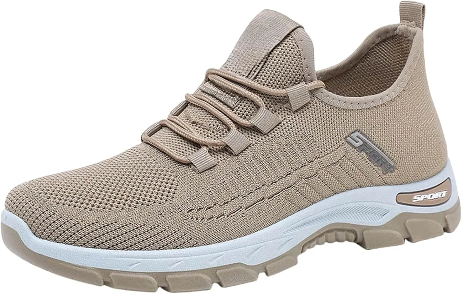 Ortho Shoes for Women Men Knitted Mesh Breathable Orthopedic Sneaker,Non Slip&Arch Support Soft-Soled Tennis Athletic Hiking Shoe,Lightweight Plantar Fasciitis Neuropathy Sneakers with Wide Toe Box