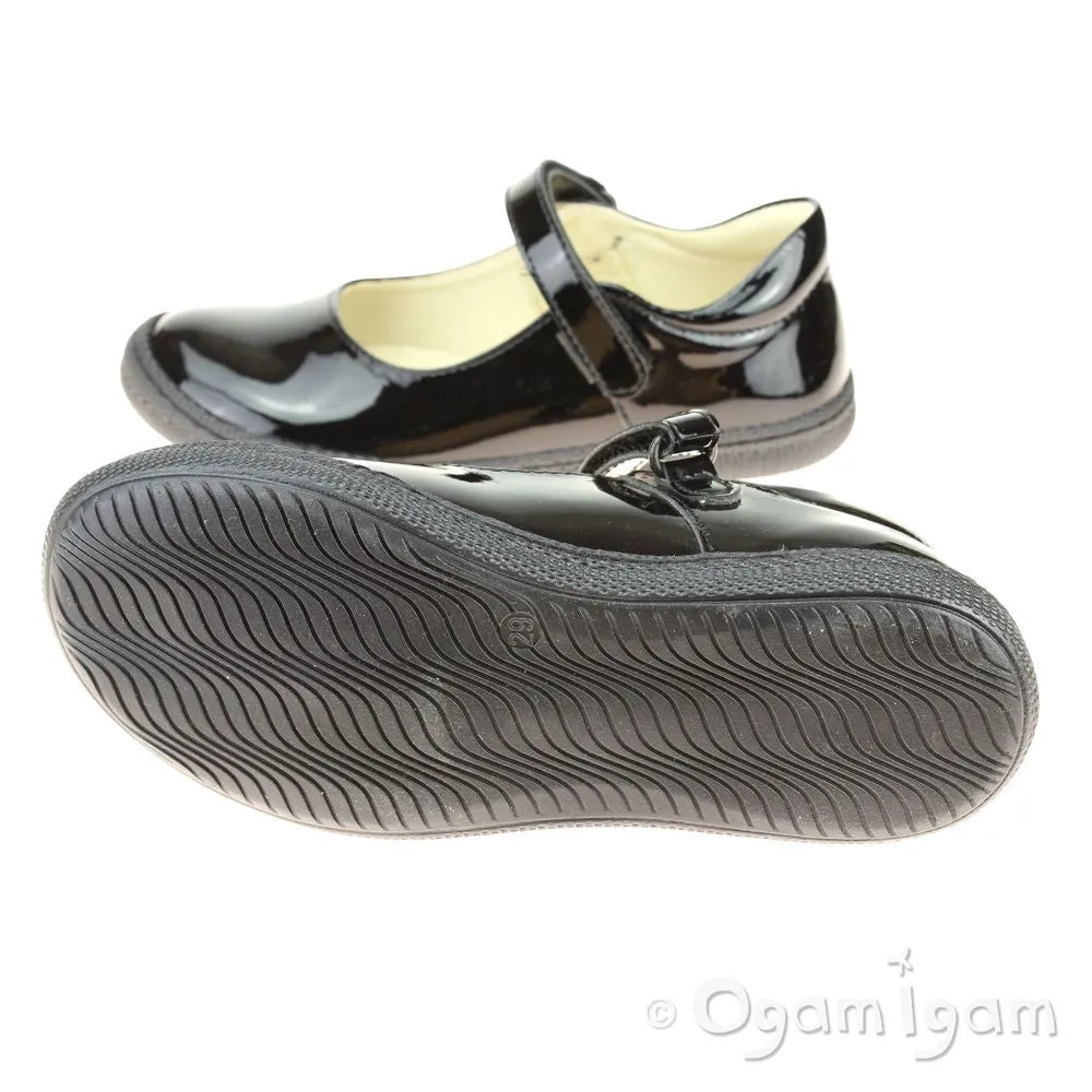 Primigi PTF 24322 Patent Girls Black Patent School Shoe