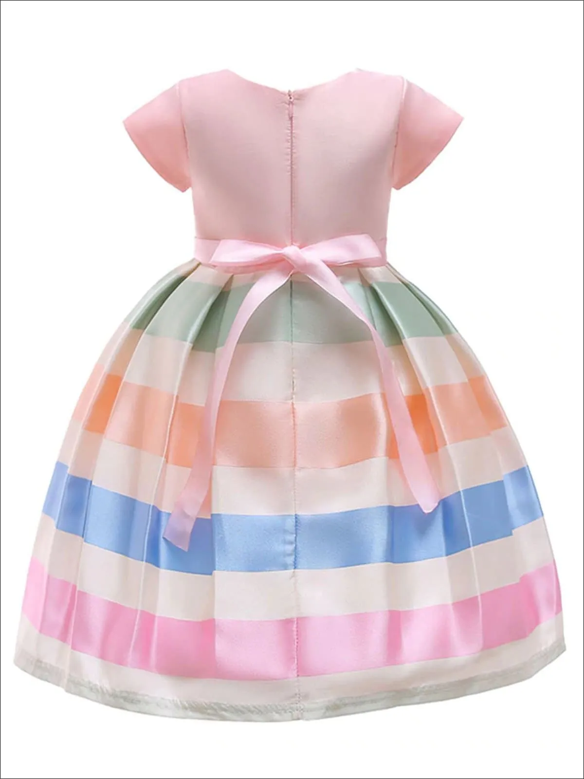 Satin Sweetie Back Bow Party Dress