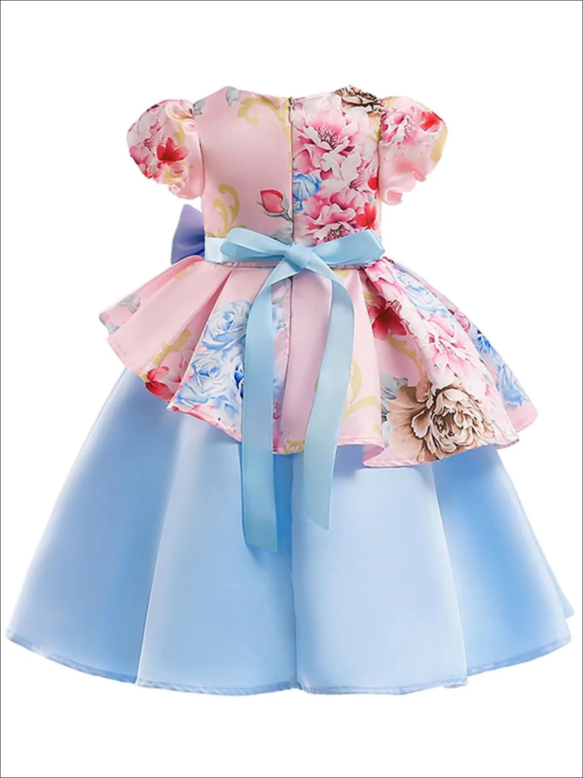 Satin Sweetie Back Bow Party Dress