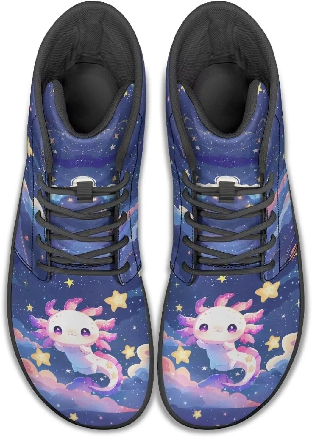 Women Men Running Shoes High Top Barefoot Sneakers Leather